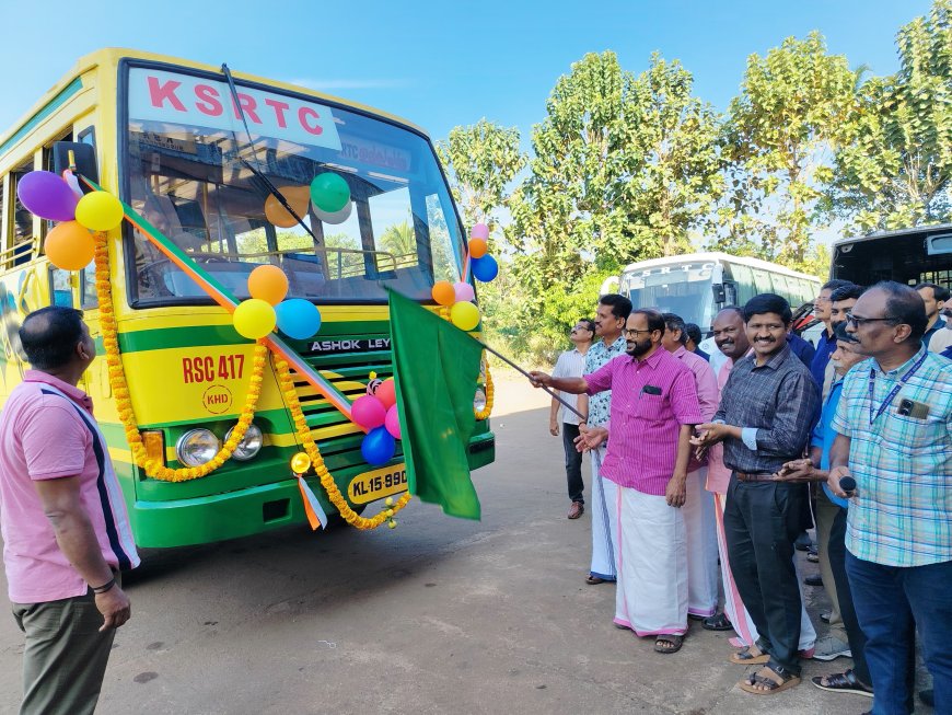ടൂറിസത്തിന് മാത്രമായി കെഎസ്ആർടിസി കാഞ്ഞങ്ങാട് ഡിപ്പോയ്ക്ക് ബസ് അനുവദിച്ചു