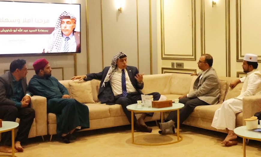 പലസ്തീൻ അംബാസഡർ നോളജ് സിറ്റി സന്ദർശിച്ചു