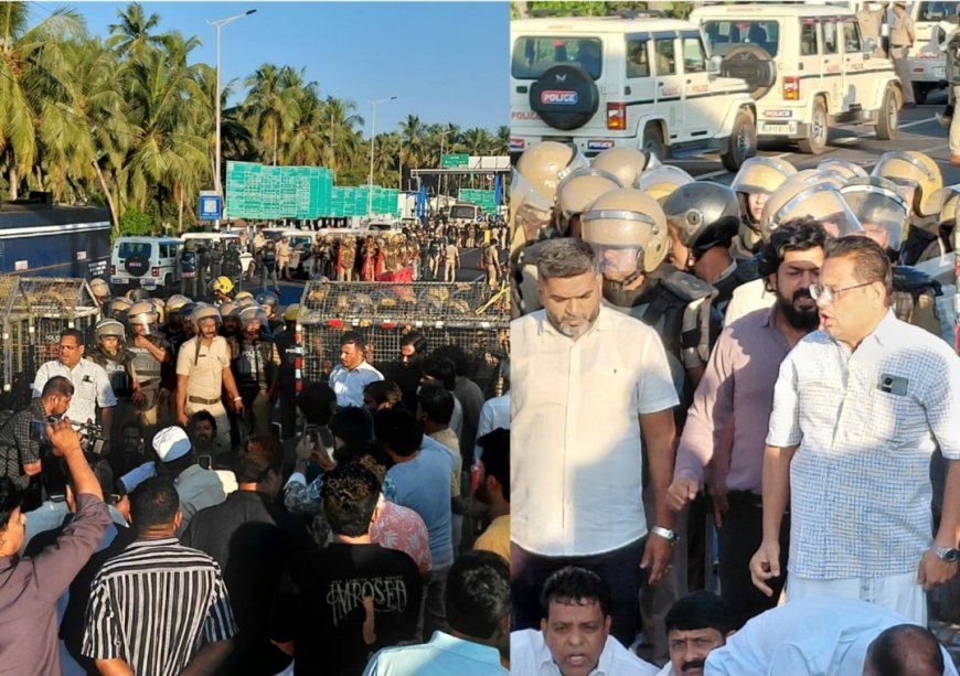 കുമ്പളയിലെ ടോൾ പിരിവ് നാട്ടുകാർ തടഞ്ഞു; സ്ഥലത്ത് സംഘർഷാവസ്ഥ