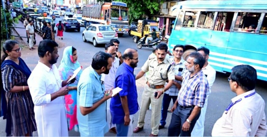 കാഞ്ഞങ്ങാട് ട്രാഫിക് പരിഷ്കരണ നടപടികൾ ആരംഭിച്ചു