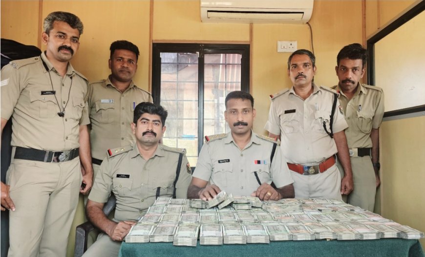 മഞ്ചേശ്വരം ചെക്ക് പോസ്റ്റിൽ 30 ലക്ഷം രൂപയുടെ കുഴൽപ്പണം പിടികൂടി; മലപ്പുറം സ്വദേശി കസ്റ്റഡിയിൽ