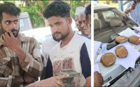 പയ്യന്നൂരിൽ വൻ ലഹരിവേട്ട: അഞ്ചു ലക്ഷത്തിന്റെ ഹാഷിഷ് ഓയിലുമായി രണ്ട് യുവാക്കൾ പിടിയിൽ