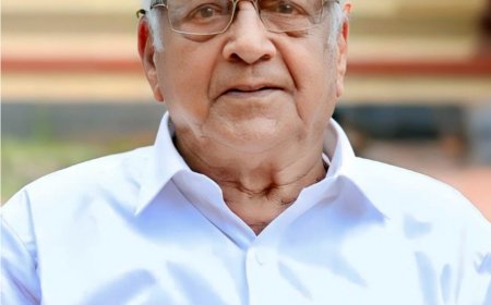 ക്രൈം ബ്രാഞ്ച് എസ് പി  കെ വി വേണുഗോപാലിന്റെ പിതാവ് ചീമേനിയിലെ മാധവൻ അന്തരിച്ചു