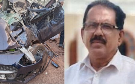 നെല്ലിക്കട്ടയിൽ കാറും കെഎസ്ആർടിസി ബസ്സും കൂട്ടിയിടിച്ച് പ്രവാസിക്ക് ദാരുണാന്ത്യം; മകൻ പരിക്കുകളോടെ ആശുപത്രിയിൽ