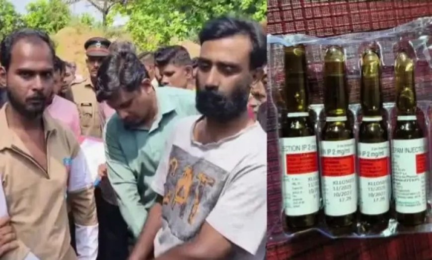 ആലുവയില്‍ അതിമാരക ലഹരി മരുന്നായ ലോറെ സെപാം ഇൻജക്ഷൻ ഐ പി യുമായി രണ്ടു പേരെ എക്സൈസ് അറസ്റ്റ് ചെയ്തു. 
