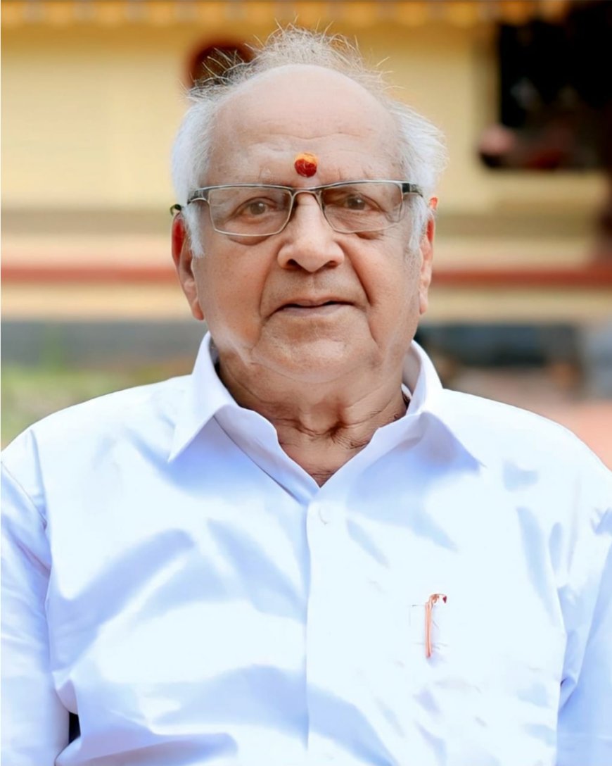 ക്രൈം ബ്രാഞ്ച് എസ് പി  കെ വി വേണുഗോപാലിന്റെ പിതാവ് ചീമേനിയിലെ മാധവൻ അന്തരിച്ചു