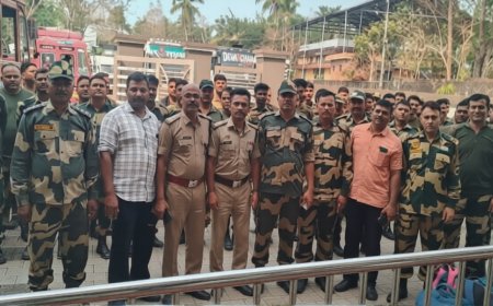 കാഞ്ഞങ്ങാട് കേന്ദ്ര സേനയെത്തി