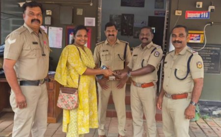 പരാതി നൽകി ഒരു മണിക്കൂറിനുള്ളിൽ നഷ്ടപ്പെട്ട ബ്രേസ്‌ലെറ്റ് കണ്ടെത്തി നൽകി; നീലേശ്വരം ജനമൈത്രി പോലീസിന് അഭിനന്ദനം
