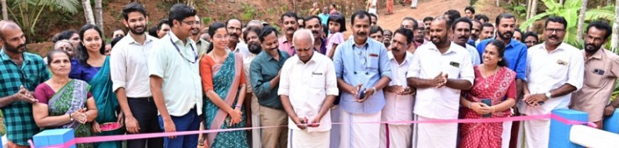 കോടോം-ബേളൂർ പഞ്ചായത്തിൽ പാലത്തോട് കൂടിയുള്ള തോണിക്കല്ല് വി സി ബി യുടെ നിർമ്മാണോദ്ഘാടനം നടത്തി