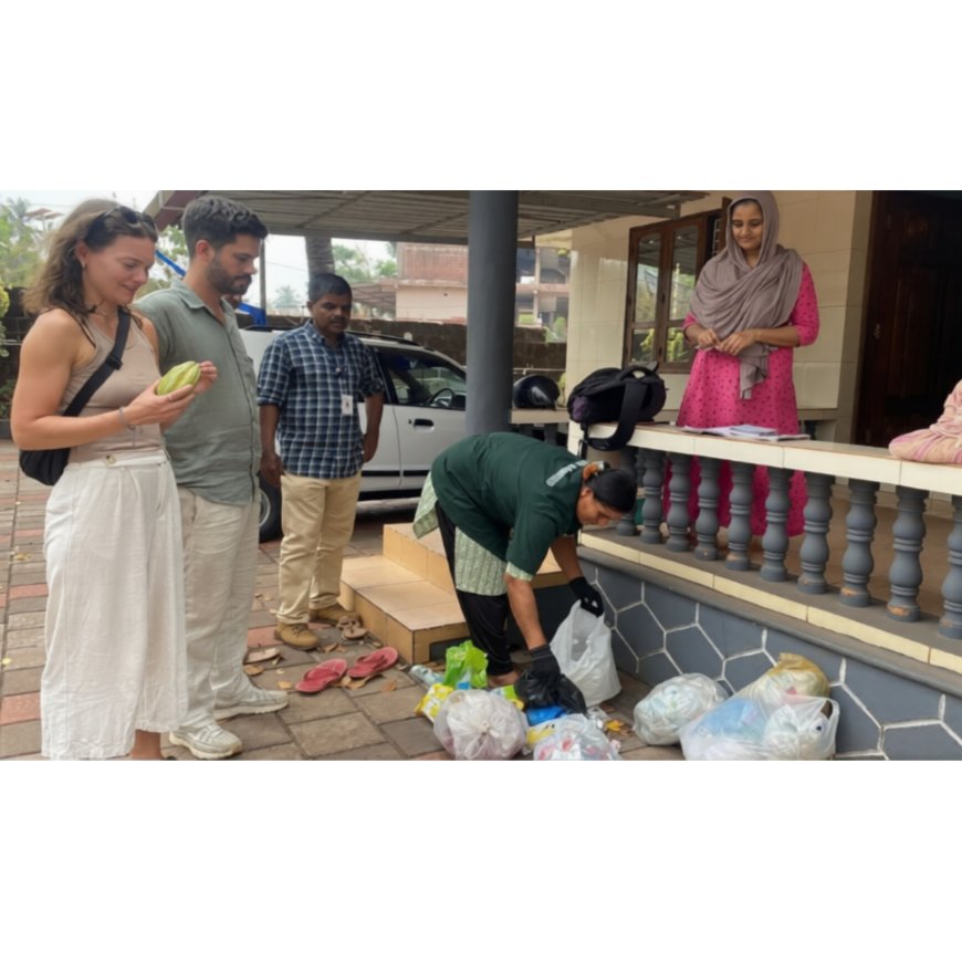 എൻമകജെയിലെ മാലിന്യ സംസ്കരണ പ്രവർത്തനങ്ങൾ പഠിക്കാൻ ജർമ്മൻ സംഘം