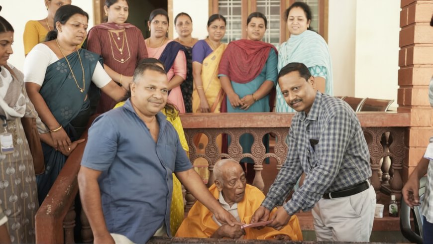 ജില്ലയിലെ പ്രായം കൂടിയ വോട്ടർ പനത്തടിയിൽ; വയസ്സ്-105