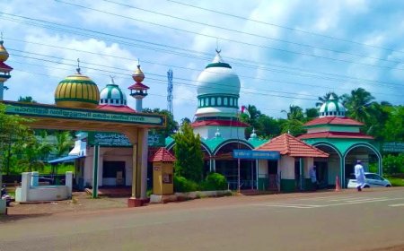 ചരിത്രപ്രസിദ്ധമായ പാറപ്പള്ളി മഖാം ഉറൂസ് ഏപ്രിൽ 15 മുതൽ 20 വരെ