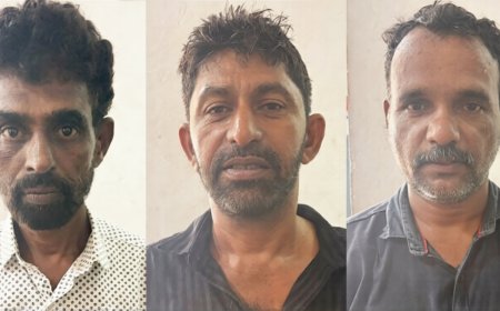 മണലൂറ്റൽ മാഫിയ സംഘത്തിലെ മൂന്നുപേർ അറസ്റ്റിൽ