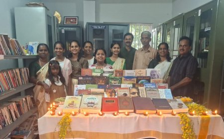 പുസ്തക കണിയൊരുക്കി മുണ്ടോട്ട് ദേശാഭിമാനി വായനശാല