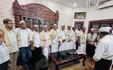 ഹജ്ജാജിമാർക്ക് യാത്രയയപ്പും, ആദരവും സംഘടിപ്പിച്ചു