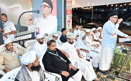 ഔലിയാക്കൾ ചെയ്തു തീർത്തത്  ആത്മീയ വിപ്ലവം; പാണക്കാട് സയ്യിദ് മുനവ്വറലി ശിഹാബ് തങ്ങൾ