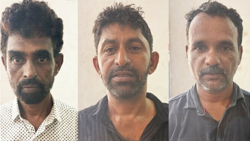 മണലൂറ്റൽ മാഫിയ സംഘത്തിലെ മൂന്നുപേർ അറസ്റ്റിൽ