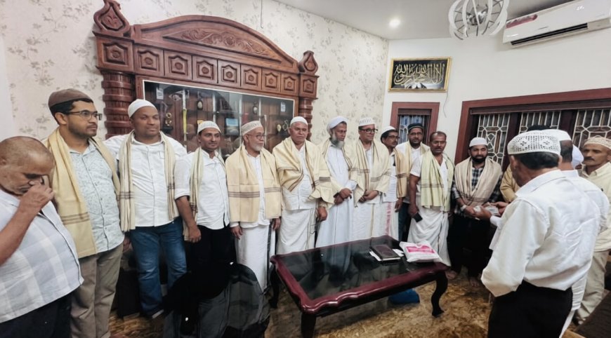 ഹജ്ജാജിമാർക്ക് യാത്രയയപ്പും, ആദരവും സംഘടിപ്പിച്ചു