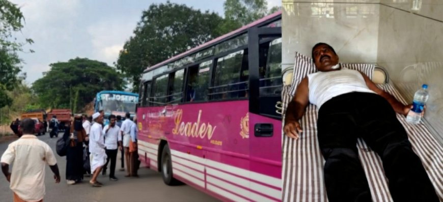 അമ്പലത്തറയിൽ ബസ്സും, ടിപ്പർ ലോറിയും കൂട്ടിയിടിച്ചുണ്ടായ അപകടത്തിൽ കായികതാരമുൾപ്പെടെ ആറു പേർക്ക് പരിക്കേറ്റു.