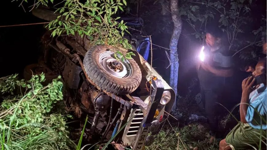 ഇടുക്കിയിൽ ജീപ്പ് കൊക്കയിലേക്ക് മറിഞ്ഞു; ആറുമാസം പ്രായമുള്ള കുഞ്ഞ് ഉൾപ്പെടെ രണ്ടുപേർ മരിച്ചു