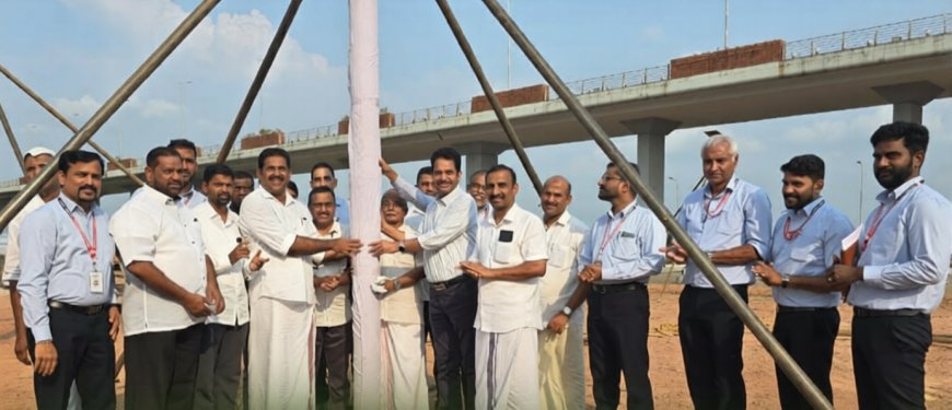 ഹജ്ജ് ക്യാമ്പ് പന്തലിന്റെ കാൽനാട്ടൽ കർമ്മം നടത്തി