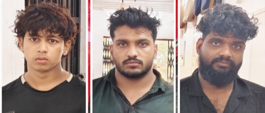 മഞ്ചേശ്വരത്ത് എം ഡി എം എ യുമായി മൂന്നുപേർ അറസ്റ്റിൽ; കാർ കസ്റ്റഡിയിൽ