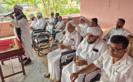 ഹജ്ജ് തീർത്ഥാടകർക്ക് യാത്രയയപ്പു നൽകി