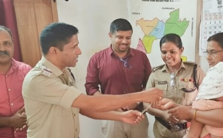 കളഞ്ഞു കിട്ടിയ രണ്ടു പവൻ സ്വർണ്ണ മാല തിരികെയേൽപ്പിച്ച് യുവാവ് മാതൃകയായി