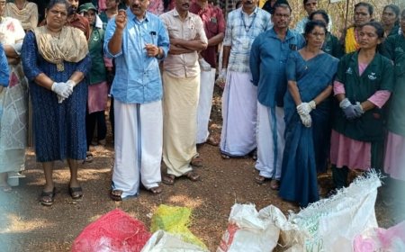 മടിക്കൈ ഗ്രാമ പഞ്ചായത്തിന്റെ മഴക്കാല പൂർവ്വ ശുചീകരണ യജ്ഞം നടത്തി