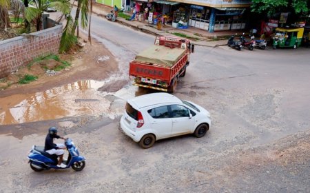 നീലേശ്വരം കോൺവെന്റ് ജംഗ്ഷനിൽ അപകടഭീഷണി; അടിയന്തര പരിഹാരം വേണമെന്ന് നാട്ടുകാർ