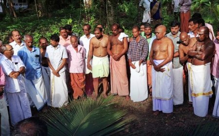 ഓലകൊത്തി; മന്നൻപുറത്ത് കാവ് കലശ മഹോത്സവത്തിന് ആരവമുയർന്നു