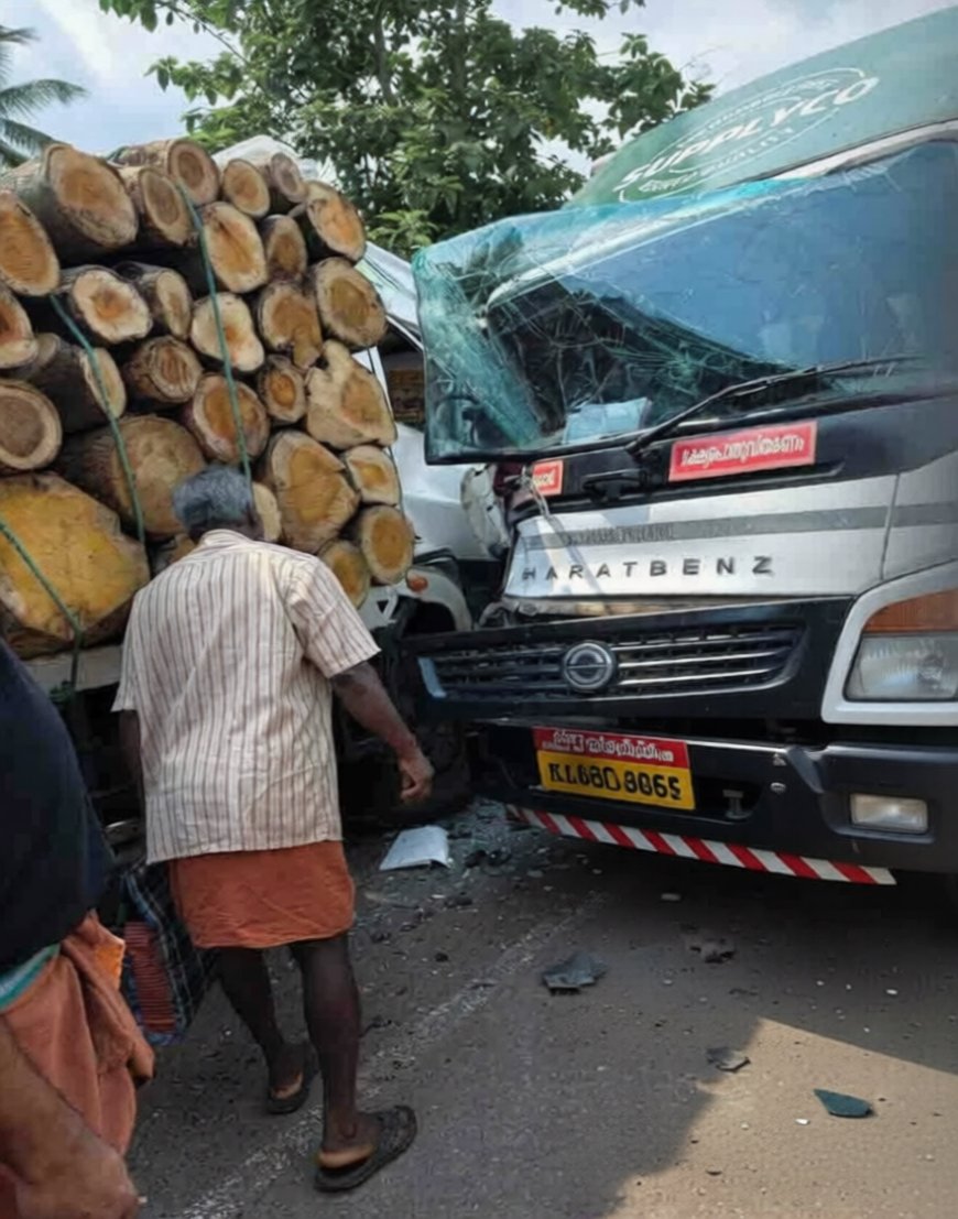പരപ്പയിൽ വാഹനാപകടം; രണ്ടു പേർക്ക് പരിക്ക്