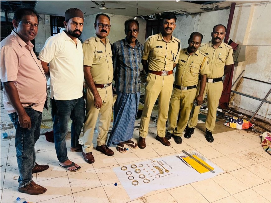 പൂച്ചക്കാട്ടെ കവർച്ച; പ്രതി കുടുങ്ങിയത് ശാസ്ത്രീയ അന്വേഷണത്തിൽ. ഒളിപ്പിച്ച സ്വർണ്ണം കണ്ടെത്തി