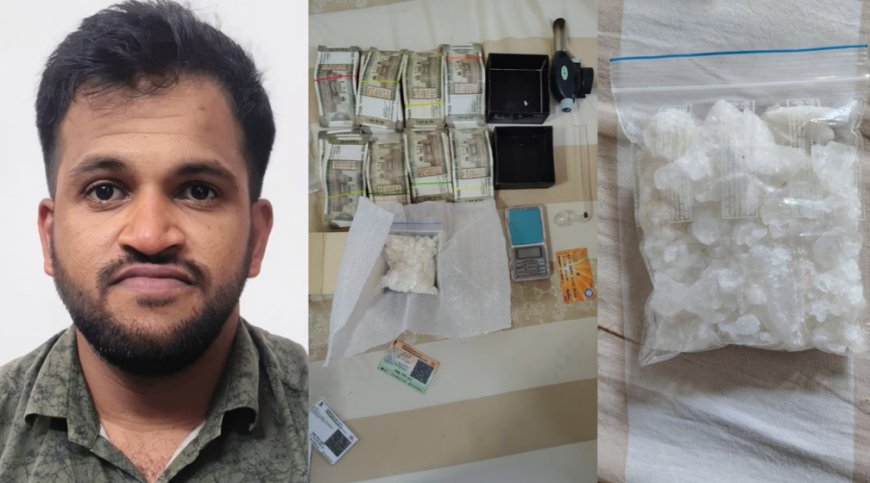രാസലഹരി വേട്ട; യുവാവിന്റെ വീട്ടിൽ നിന്ന് 88 ഗ്രാം എംഡിഎംഎ പിടികൂടി