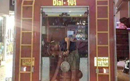 കാഞ്ഞങ്ങാട്ടെ പ്രിന്റിംഗ് സ്ഥാപനത്തിൽ തീപിടിത്തം; ലക്ഷങ്ങളുടെ നഷ്ടം