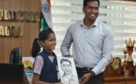 ഉജ്വലബാല്യ പുരസ്‌കാര ജേതാവ് ഇഷാനയുടെ ചിത്രപ്രദര്‍ശനം ജൂൺ 26 മുതല്‍