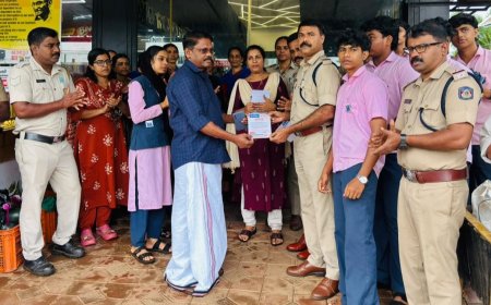 ഓപ്പറേഷൻ തൂഫാൻ: ലഹരിവിരുദ്ധ ബോധവത്കരണവുമായി അമ്പലത്തറ ജനമൈത്രി പൊലീസും എൻഎസ്എസും
