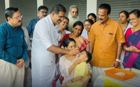 നീലേശ്വരത്ത് പൾസ് പോളിയോ ഇമ്മ്യൂണൈസേഷന് തുടക്കം; 31 ബൂത്തുകൾ സജ്ജം