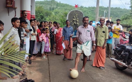 ലഹരി വിരുദ്ധ ദിനം; മുണ്ടോട്ട് വായനശാലയിൽ പെനാൽട്ടി ഷൂട്ടൗട്ടും ലോകകപ്പ് ക്വിസും സംഘടിപ്പിച്ചു