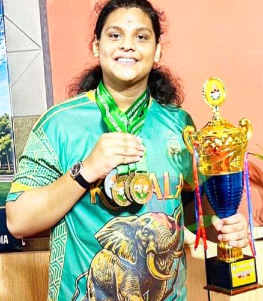 ദേശീയ പഞ്ചഗുസ്തിയില്‍ മെഡല്‍ കൊയ്ത് നീലേശ്വരത്തിന്റെ ജോഷ്യ