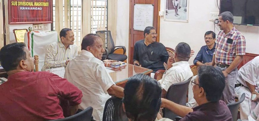 നീലേശ്വരത്ത് സർവീസ് റോഡ് നിർമ്മാണം; കരാർ കമ്പനിക്ക് അന്ത്യശാസനം നൽകി ആർ ഡി ഒ