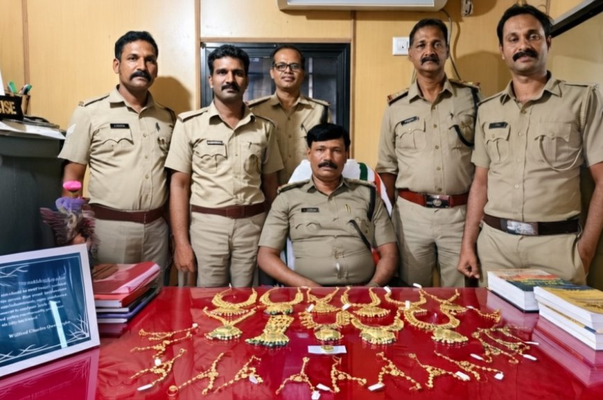 ബസിൽ കടത്തിയ 80 ലക്ഷം രൂപയുടെ സ്വർണാഭരണങ്ങളുമായി യാത്രക്കാരൻ പിടിയിൽ