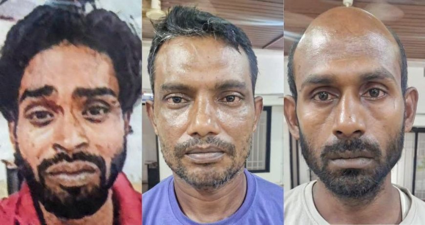 സോളാർ വിളക്കുകളുടെ ബാറ്ററി മോഷണം: അസം സ്വദേശികളായ മൂന്നുപേർ അറസ്റ്റിൽ