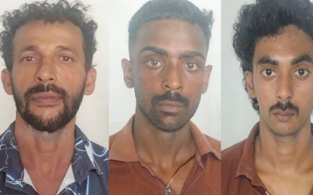 തൊഴിലാളിയെ തട്ടിക്കൊണ്ടുപോയി മൊബൈൽ കവർന്നു; മൂന്ന് പ്രതികൾ പിടിയിൽ