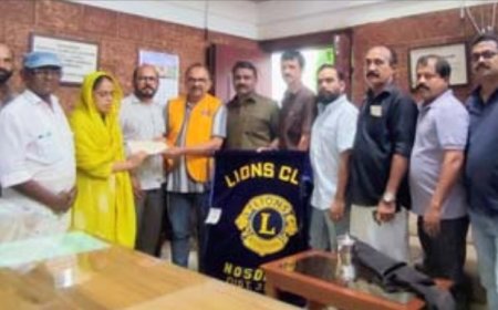 അമ്പലത്തറ സ്നേഹവീടിന് സഹായഹസ്തവുമായി ഹോസ്ദുർഗ് ലയൺസ് ക്ലബ്