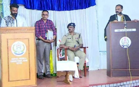 ജയിലിൽ സത്യപ്രതിജ്ഞ ചെയ്ത് ചരിത്രം കുറിച്ച് ബിജെപി കൗൺസിലർ ആർ. സുഗതൻ