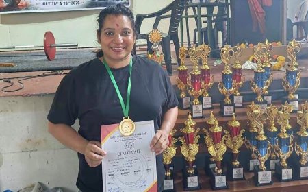 പ്രതിസന്ധിയെ കരുത്താക്കി; പവർലിഫ്റ്റിംഗിൽ സ്വർണം നേടി ലീന മോഹൻ