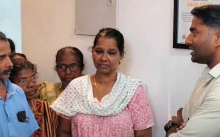 അഖിൽ ജോയിയുടെ വീട് സന്ദർശിച്ച് ജില്ലാ കളക്ടർ; മൃതദേഹം വേഗത്തിൽ നാട്ടിലെത്തിക്കുമെന്ന് ഉറപ്പ്