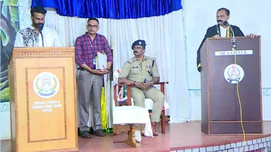 ജയിലിൽ സത്യപ്രതിജ്ഞ ചെയ്ത് ചരിത്രം കുറിച്ച് ബിജെപി കൗൺസിലർ ആർ. സുഗതൻ