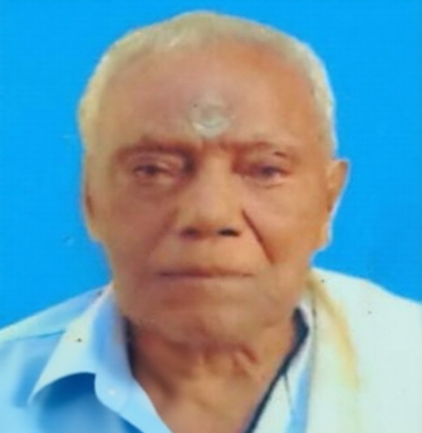 ജില്ലയിലെ ഏറ്റവും പ്രായം കൂടിയ വോട്ടർ എങ്കപ്പു നായിക്ക് അന്തരിച്ചു